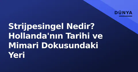 Strijpesingel Nedir? Hollanda'nın Tarihi ve Mimari Dokusundaki Yeri