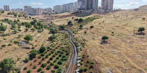 Mardin Artuklu'da Dere Yer Altına Alınıyor: MARSU'dan Çevresel Çalışma