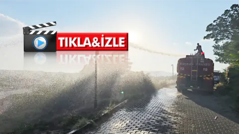 Kırşehir Kalehöyük'te Yangın