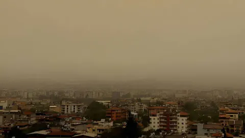 Diyarbakır ve Güneydoğu Anadolu'da Fırtına ve Toz Taşınımı Alarmı