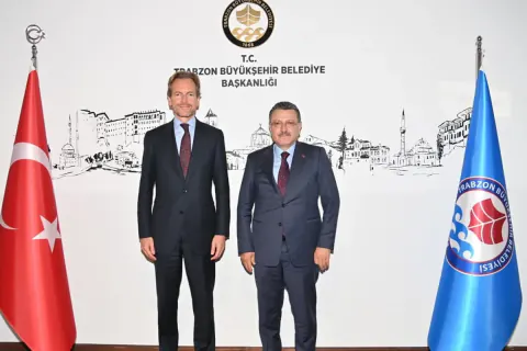 Belçika Büyükelçisi Van de Velde'den Başkan Genç'e Resmi Ziyaret