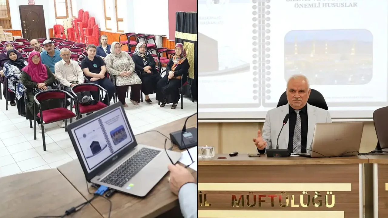 Karabük'te 55 Umre Yolcusuna Özel Bilgilendirme Semineri Düzenlendi Karabük'te 55 Umre Yolcusuna Özel Bilgilendirme Semineri Düzenlendi