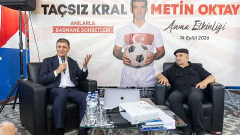 Tugay, Metin Öktay'anıldığı törende Basmane için "yeniden buluşma noktası" vaadi verdi