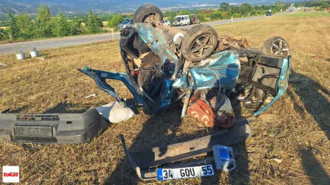Niksar'da Feci Çarpışma: İtfaiye Ekiplerinden Örnek Davranış