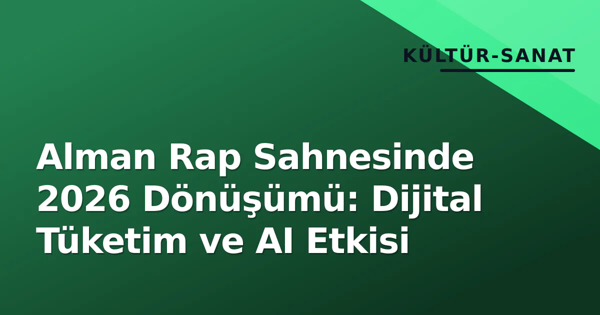 Alman Rap Sahnesinde 2026 Dönüşümü: Dijital Tüketim ve AI Etkisi Alman Rap Sahnesinde 2026 Dönüşümü: Dijital Tüketim ve AI Etkisi