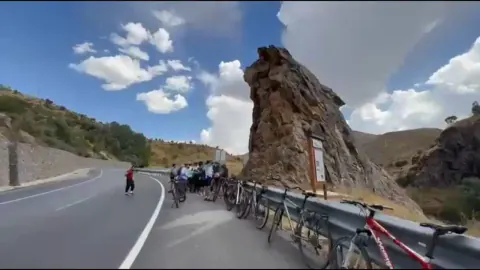 Bitlis'te tarihi mirasa dikkat çekmek için bisiklet turu düzenlendi