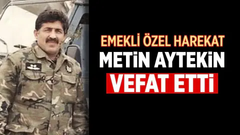 Emekli PÖH Başkomiser Metin Aytekin Son Yolculuğuna Uğurlandı