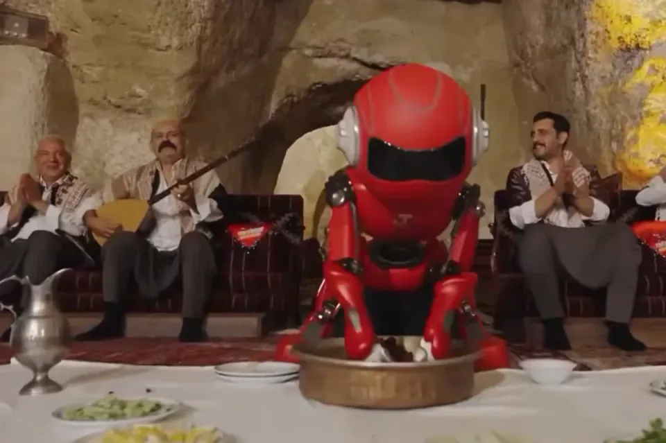 TEKNOFEST Şanlıurfa açıldı: Yerli robot çiğ köfte yoğurarak teknolojiyle lezzeti buluşturdu görseli