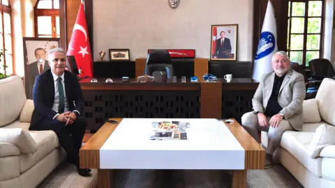 Çorum Belediye Başkanı Aşgın, Vali Yardımcısı Cihangir Güler'i kabul etti