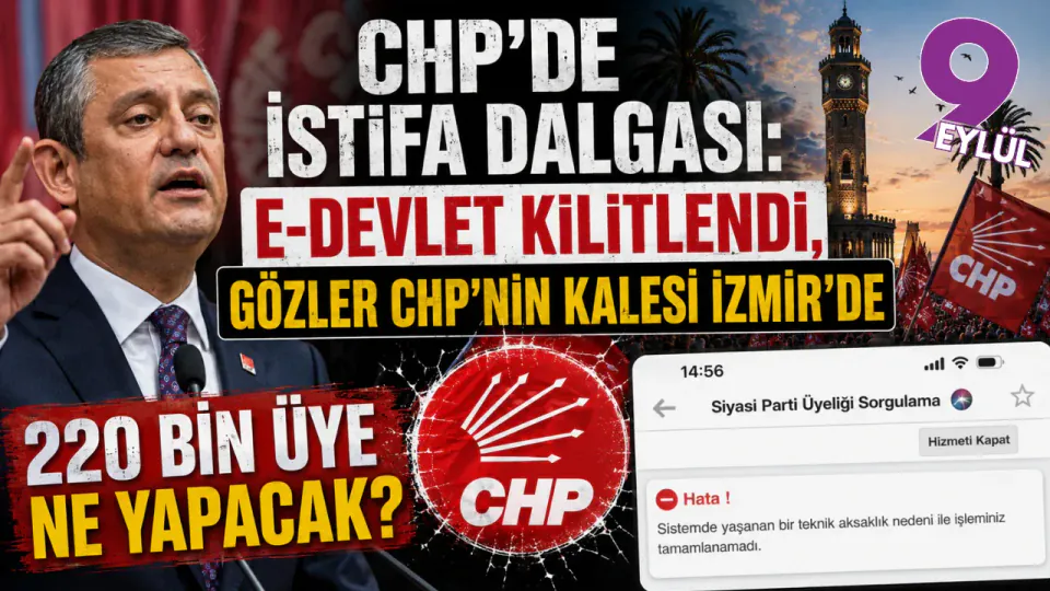 CHP Üyeliği İptali Sırasında e-Devlet Sisteminde Teknik Aksaklık görseli
