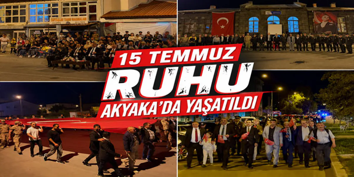 Akyaka'da 15 Temmuz Demokrasi ve Milli Birlik Günü Coşkusu Akyaka'da 15 Temmuz Demokrasi ve Milli Birlik Günü Coşkusu