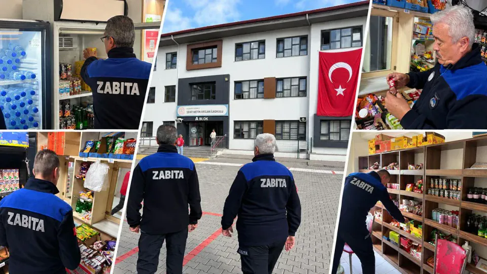 Karabük'te okul kantinlerine gönderme denetimi: Son tüketim tarihi geçmiş ürünler hasara edildi görseli