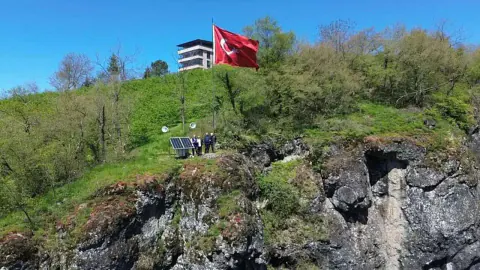 Giresun'da Yıldırım Düşmesi Köy Altyapısını Tahrip Etti