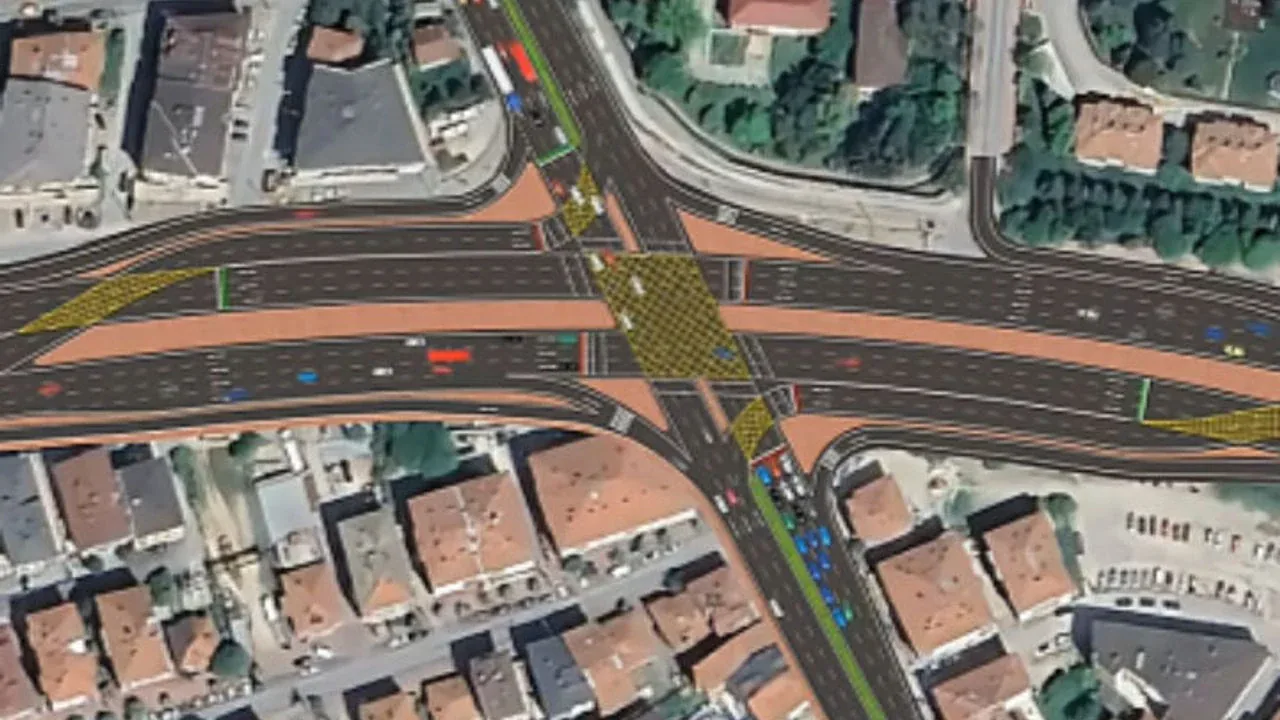 Bolu'da Gölyüzü ve Adliye Kavşaklarında Trafik Düzeni Değişiyor Bolu'da Gölyüzü ve Adliye Kavşaklarında Trafik Düzeni Değişiyor