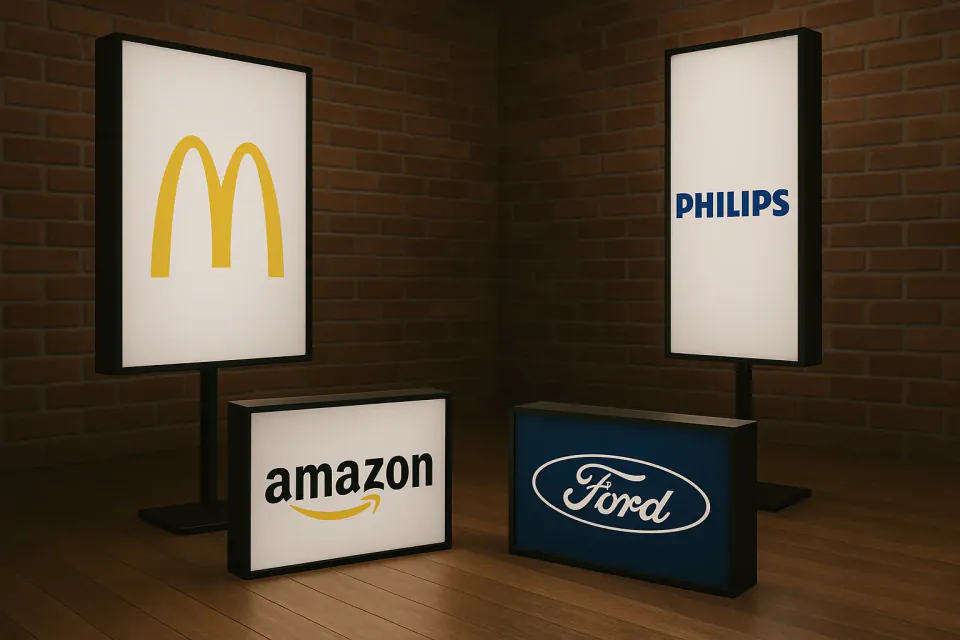 Bükümlü Lightbox Nedir? Kavisli Işıklı Panoların Kullanım Alanları görseli