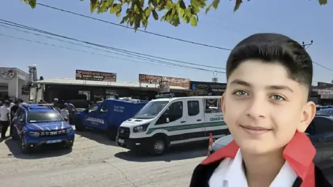 Hatay Samandağ'da 13 yaşındaki çırak Tunç Çam tamirhane patlamasında hayatını kaybetti