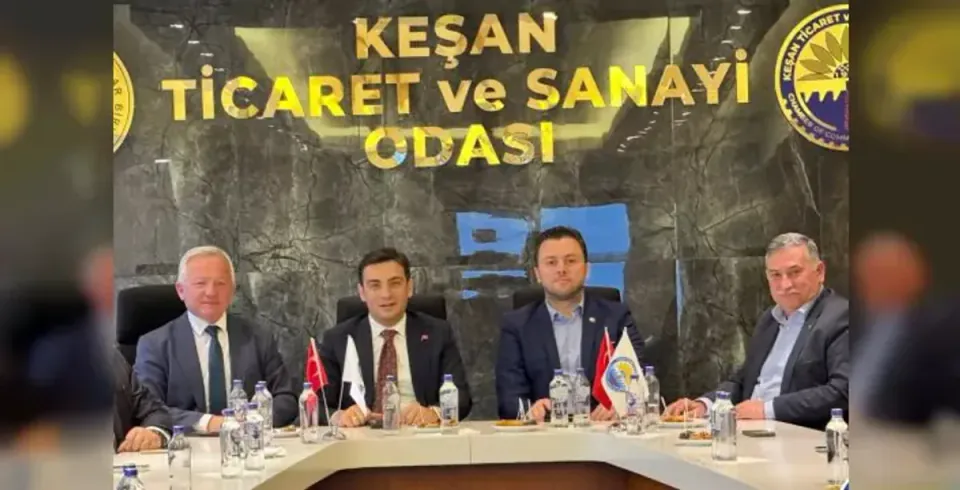 Keşan TSO’yu yeni yönetimde protokol ziyaretleri sardı: Ekonomik vizyon tartışıldı görseli