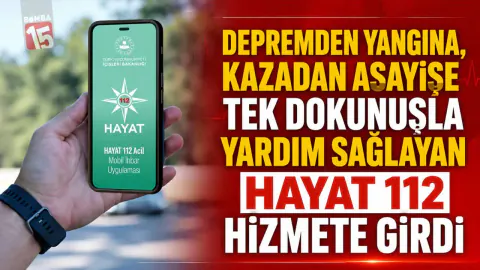 Hayat 112 Mobil Uygulaması Hizmete Girdi: Acil Durumlarda Tek Tıkla Yardım