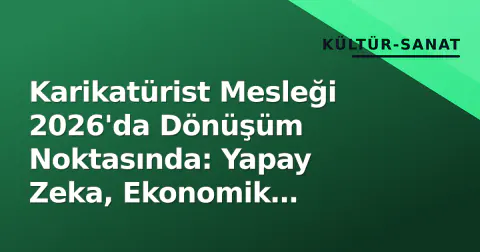 Karikatürist Mesleği 2026'da Dönüşüm Noktasında: Yapay Zeka, Ekonomik Prekariye ve Sansürün Yeni Çizgileri