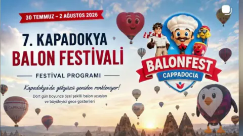 7. Kapadokya Balon Festivali Başlıyor: Gökyüzü Renkleniyor