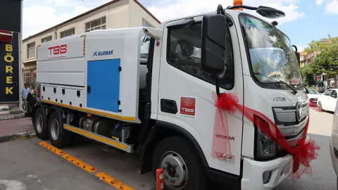 Safranbolu Belediyesi Araç Filosuna Yeni Kombine Vidanjör Katıldı