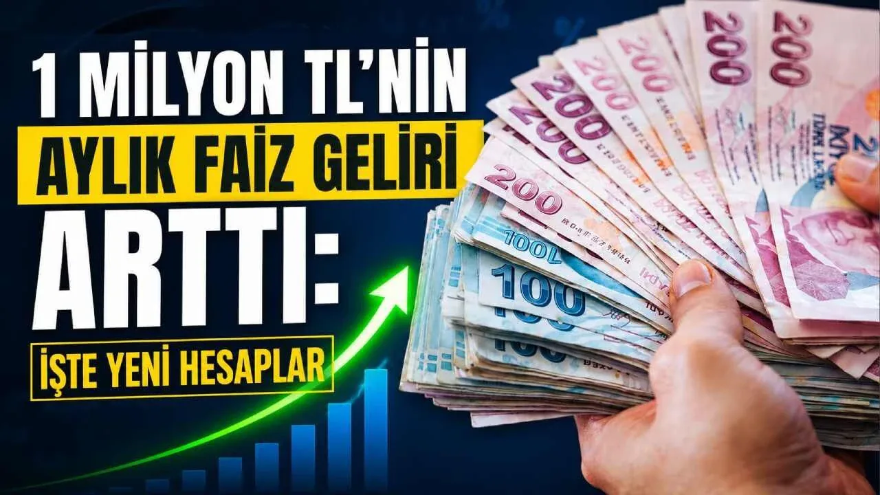 1 Milyon TL Mevduat Getirisi Ne Kadar? İşte 32 Günlük Net Kazanç Tablosu 1 Milyon TL Mevduat Getirisi Ne Kadar? İşte 32 Günlük Net Kazanç Tablosu