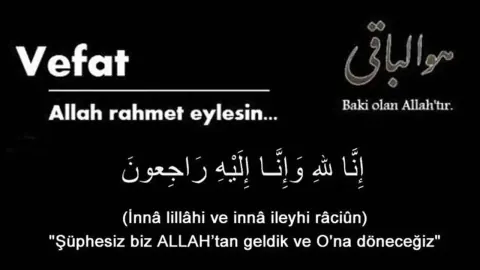Hatice Kartal Hakk'ın Vefatı Üzntü Yarattı