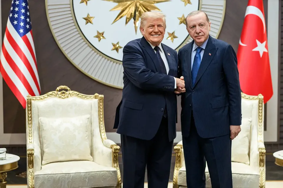 Beyaz Saray'dan Trump ve Erdoğan Görüşmesi Paylaşımı görseli