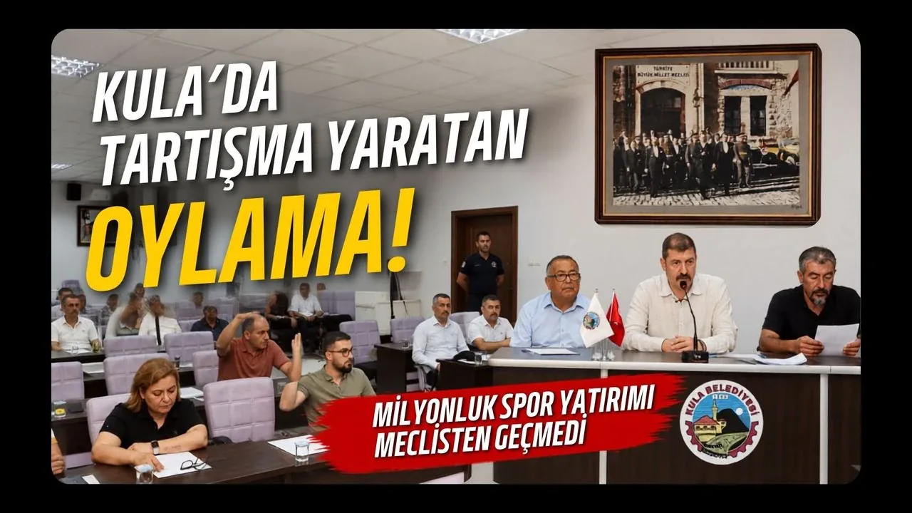 Kula'da Spor Kompleksi Yatırımı Meclis Oylamasında Takıldı Kula'da Spor Kompleksi Yatırımı Meclis Oylamasında Takıldı