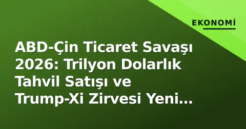 ABD-Çin Ticaret Savaşı 2026: Trilyon Dolarlık Tahvil Satışı ve Trump-Xi Zirvesi Yeni Dengeleri Çiziyor