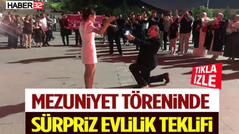 SDÜ Mezuniyet Töreninde Duygusal Anlar: Diplomadan Sonra Evlilik Teklifi