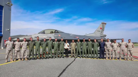 Türk F-16'ları NATO Geliştirilmiş Hava Polisliği Blok-72 Nöbetini Devraldı