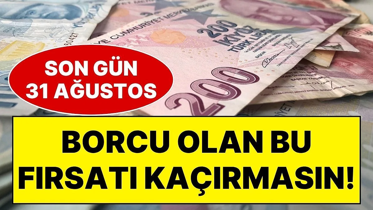 Vergi Borçlarında Kritik Dönem: 31 Ağustos'a Kadar Başvuru Şartı Vergi Borçlarında Kritik Dönem: 31 Ağustos'a Kadar Başvuru Şartı