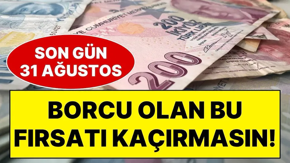 Vergi Borçlarında Kritik Dönem: 31 Ağustos'a Kadar Başvuru Şartı görseli