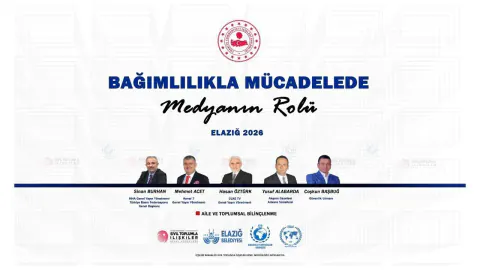 Elazığ'da Bağımlılıkla Mücadele Paneli: Medyanın Rolü Masaya Yatırılıyor