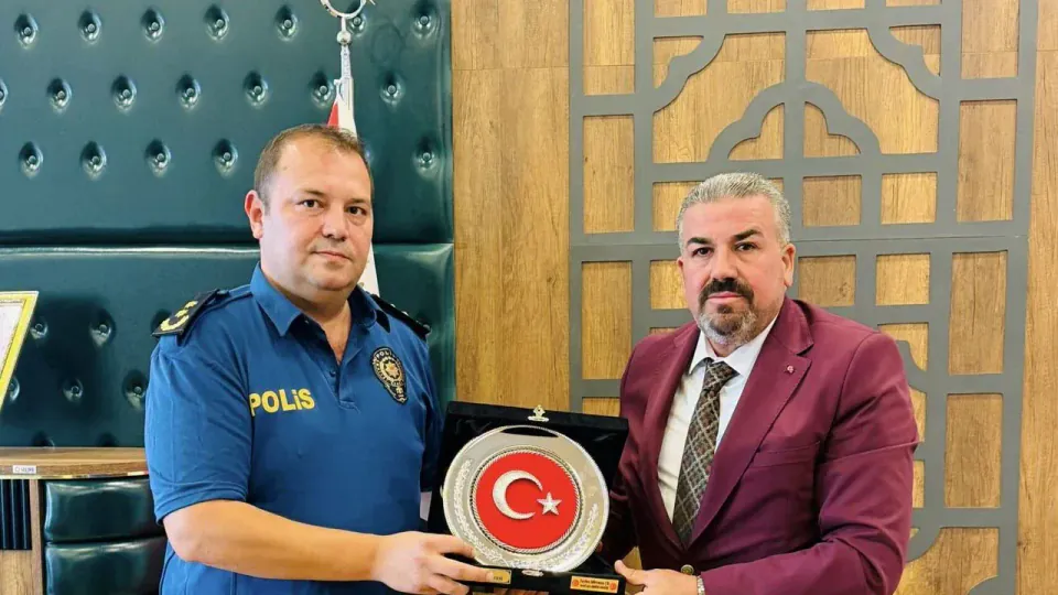 Silopi'de Yeni Emniyet Müdürü Çil, Başkan Tatar'dan Ziyaret Aldı görseli