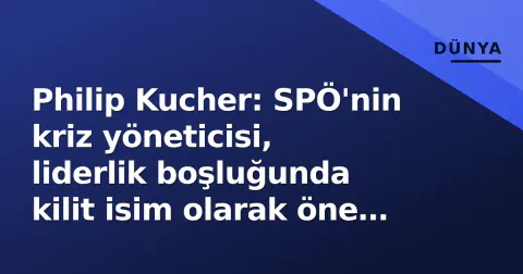 Philip Kucher: SPÖ'nin kriz yöneticisi, liderlik boşluğunda kilit isim olarak öne çıkıyor
