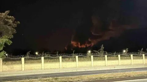 Eskişehir TEI Tesislerinde Yangın: Yıkama Bölümünde Panik