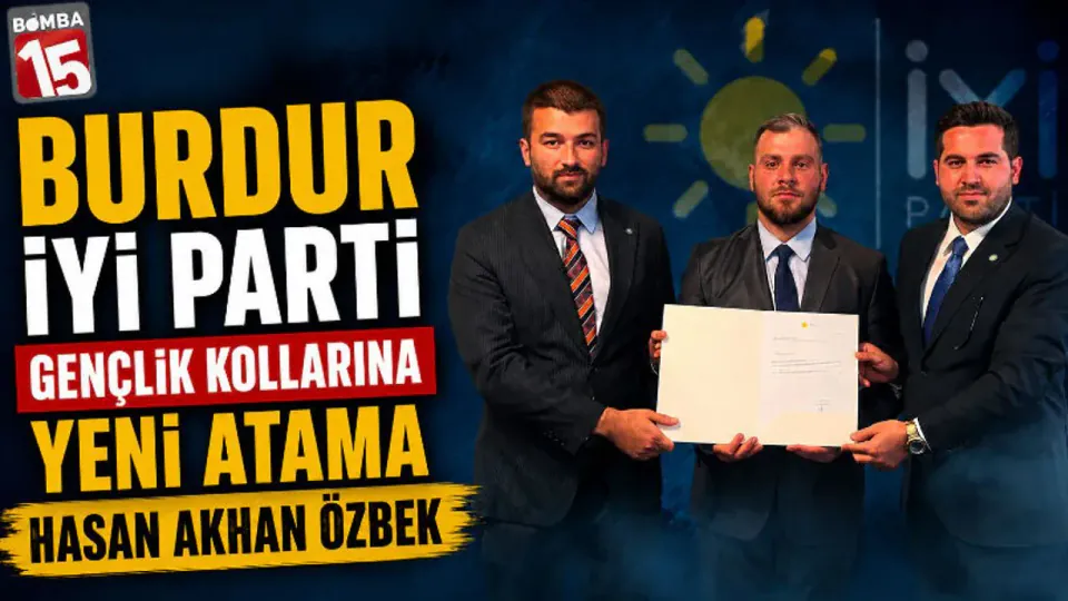 İYİ Parti Burdur Gençlik Kolları'na Yeni Atama: Hasan Akhan Özbek Görevlendirildi görseli