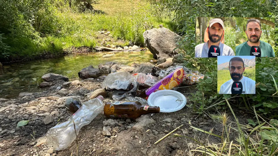Şemdinli'de Piknik Alanı Çöp Dağına Döndü: Vatandaşlar Tepkili görseli