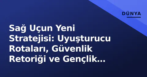 Sağ Uçun Yeni Stratejisi: Uyuşturucu Rotaları, Güvenlik Retoriği ve Gençlik Kanatları