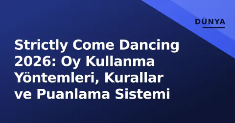 Strictly Come Dancing 2026: Oy Kullanma Yöntemleri, Kurallar ve Puanlama Sistemi