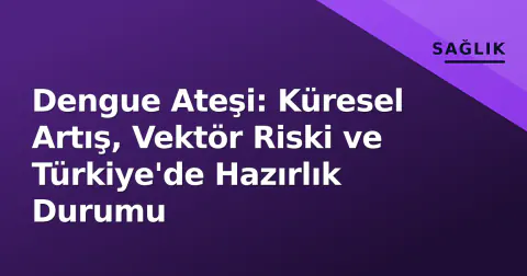 Dengue Ateşi: Küresel Artış, Vektör Riski ve Türkiye'de Hazırlık Durumu