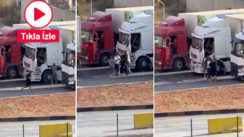 Gaziantep Gümrük'te tır kuyruğu gerginliği: Şöförler sıraya girme kavgası