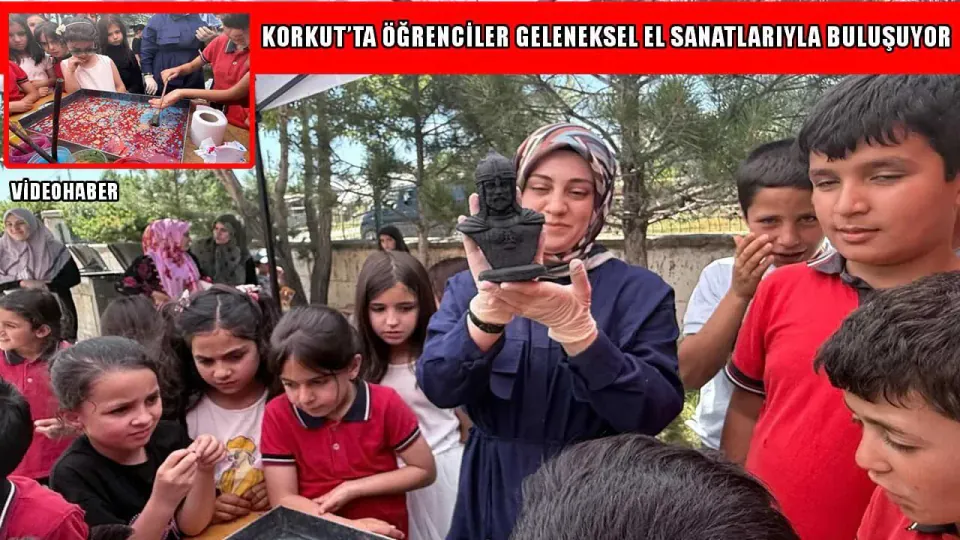 Korkut'ta Köy Okullarında 'Üreten Eller' Dönemi: Öğrenciler Sanatla Buluşuyor görseli