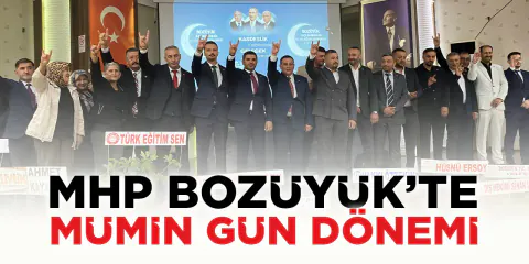 MHP Bozüyük İlçe Kongresi'nde Mümin Gün Seçildi