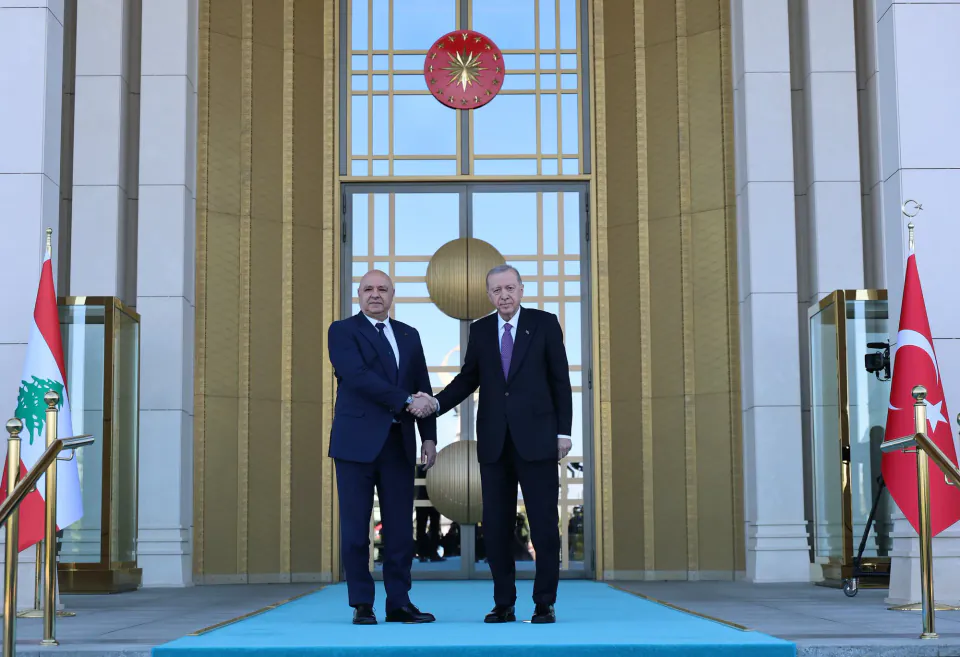 Erdoğan ve Aoun Ankara'da Bir Araya Geldi: Lübnan'ın Geleceği Masada görseli