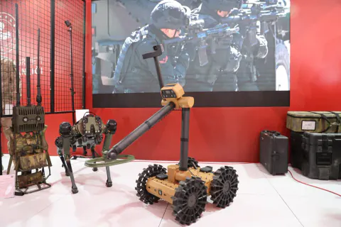 Jandarma envanterine giren yerli mayın tarama sistemleri TEKNOFEST'te tanıtıldı