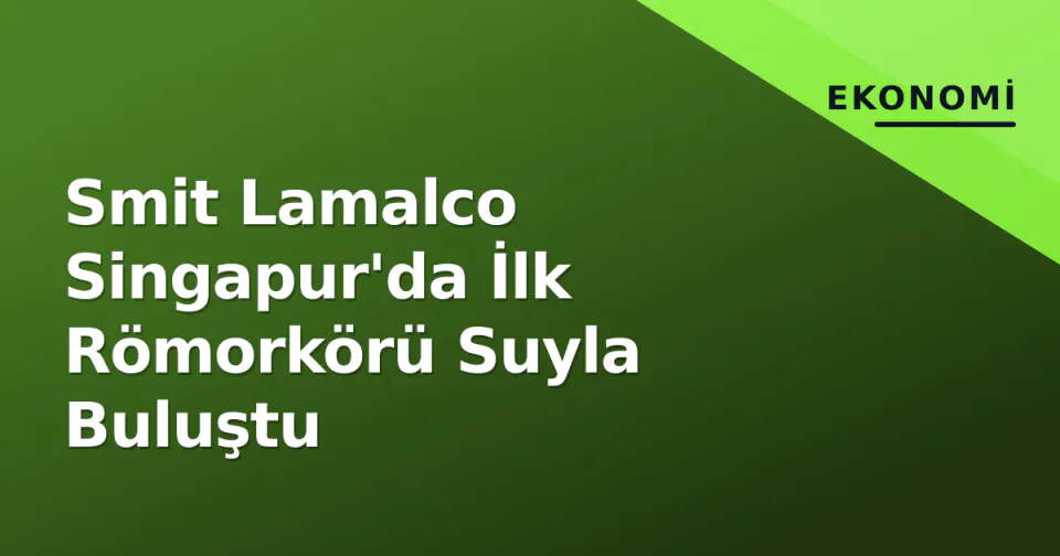 Smit Lamalco Singapur'da İlk Römorkörü Suyla Buluştu görseli