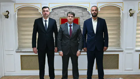 Konya Kırmızı Et Birliği'nden yeni Emniyet Müdürü Koç'a hayırlı olsun ziyareti